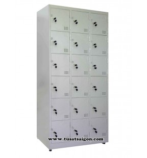 Tủ locker 18 ngăn 3 khoang